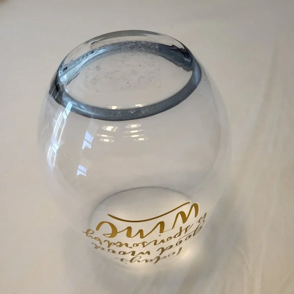 Wine Glass Good Mood Sponsored By Wine Kitschy Gift Fun Mom Girlfriend Present